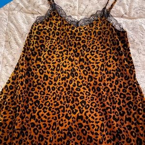 Leopard mini dress